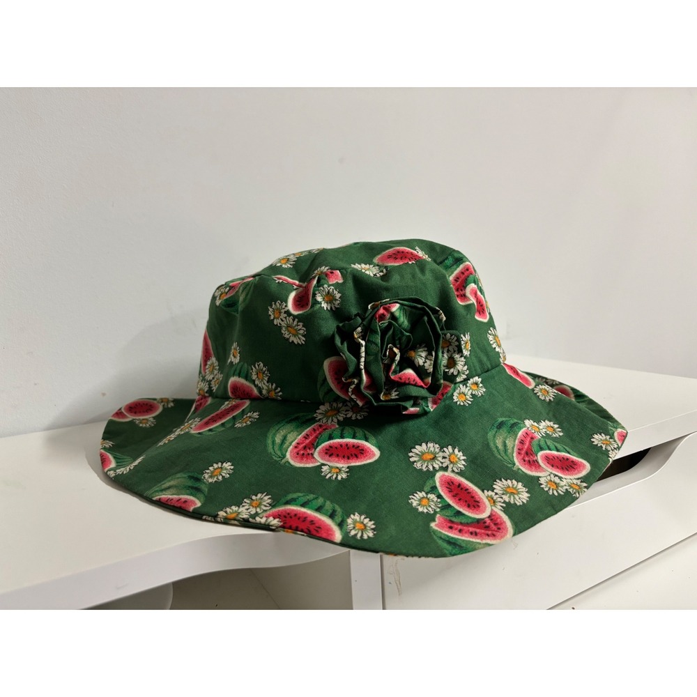 Vintage Women's Bucket Hat Mary's Millinery Custom Made Watermelon